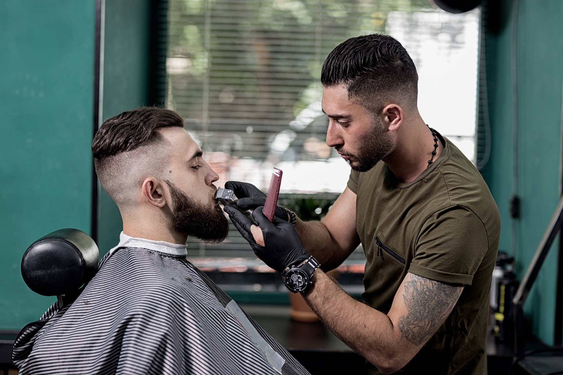 Baard trimmen